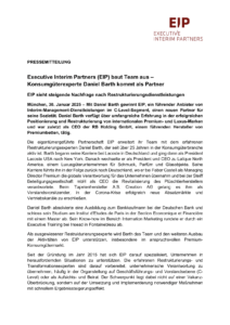 Konsumgüterexperte Daniel Barth kommt als Partner