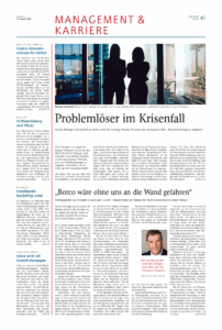 Borco wäre ohne uns an die Wand gefahren